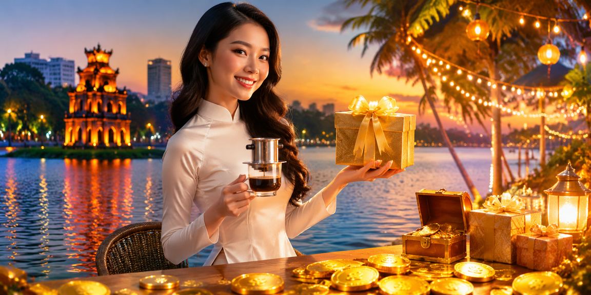 Người dùng tại Hà Nội xem thông tin cá cược trên điện thoại bên tách cà phê