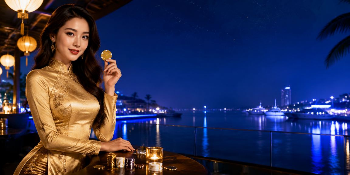 Phụ nữ áo dài Nha Trang theo dõi kết quả cá cược thể thao trên điện thoại