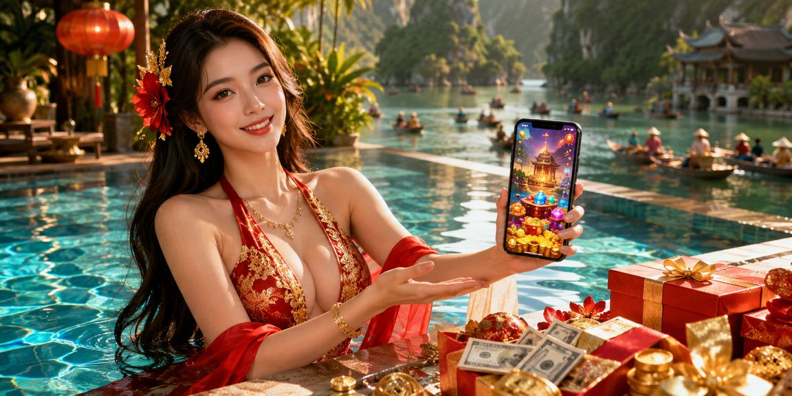 Cảnh người chơi trải nghiệm ứng dụng casino trên di động tại Ninh Bình